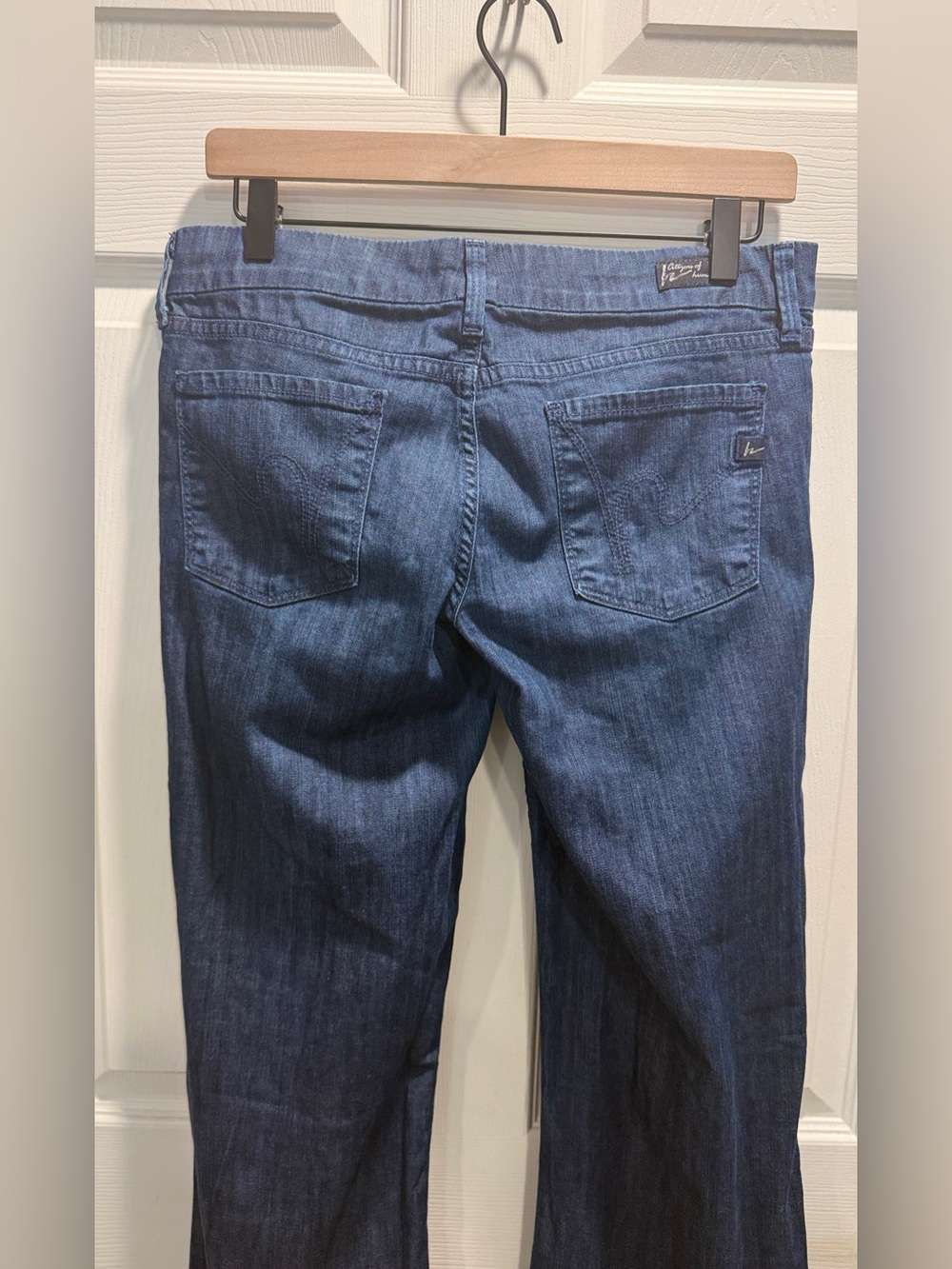 Citizens of Humanity Berkin Wide Leg Jeans Size 28 Low Rise Stretch Denim - Picture 6 of 10
